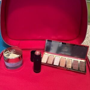 Estee Lauder Rose Gold Blush Stick, Eyeshadow Palette & DayWear SPF15 with Case